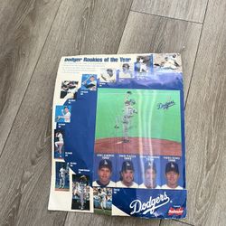 1995 Budweiser DODGERS Rookie Of The Year Hologram Hideo Nomo 10x14" 