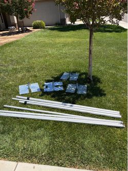 Heavy duty pipe and drape