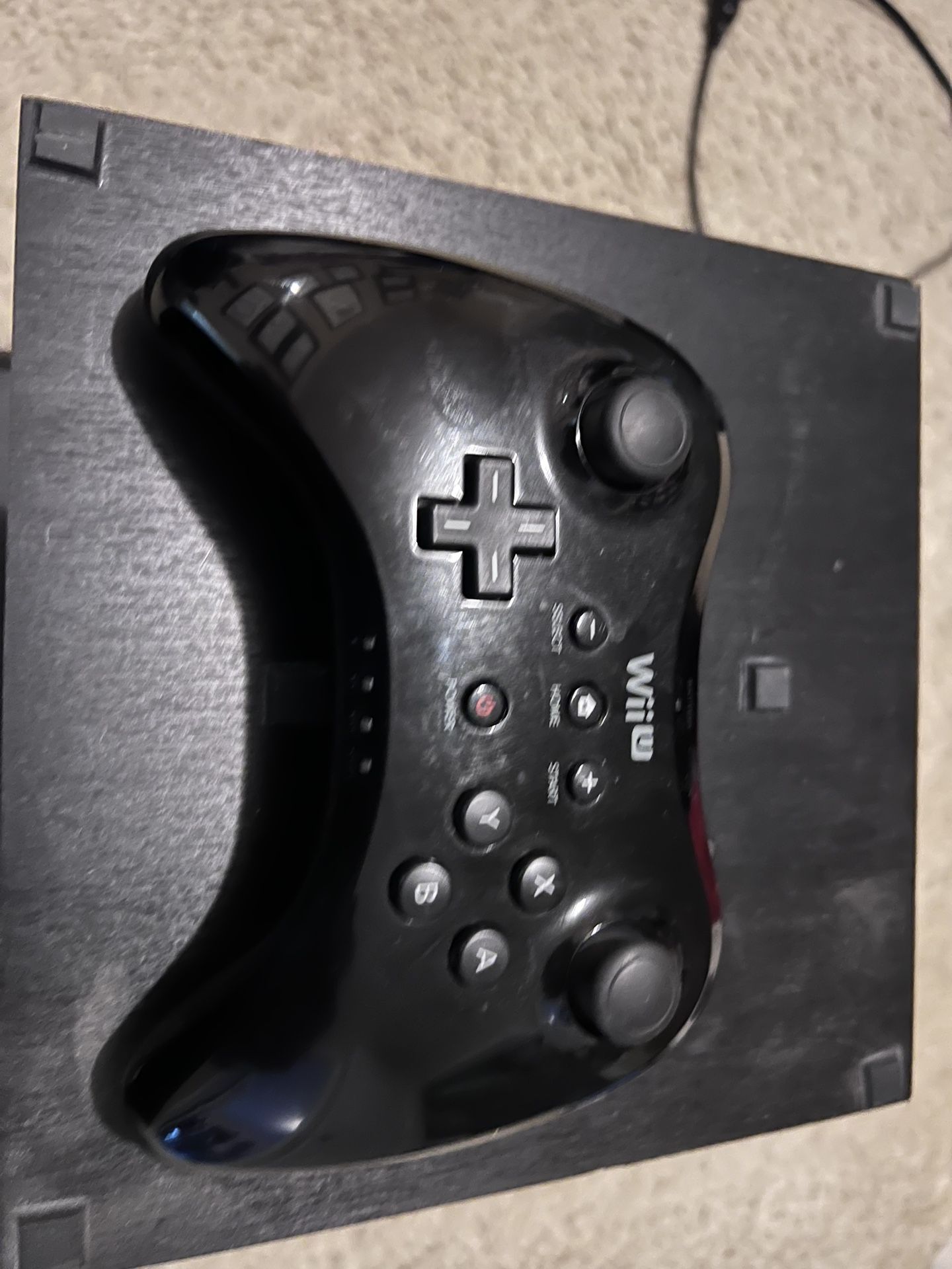 Nintendo Wii U Black Pro Controller OEM
