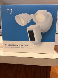 Ring - Wired Flood Light -Plus- New Unopened box