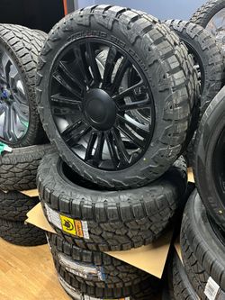 Brand new 22 inch rims and tires all terrain