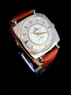 Vintage Roamer Men's Leather Mechanical Watch RARE