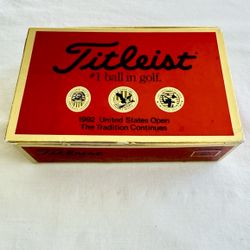 Titleist DT 90 1992 PGA Tour Championship Golf Balls Collectors Set Pebble Beach