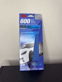3M Blue Technology Sandpaper, 600 Grit