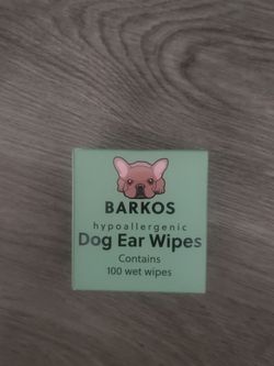 Barkos Hypoallergenic Dog Ear Wipes 100 Count