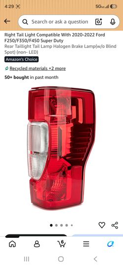 Right rear light f250 f350