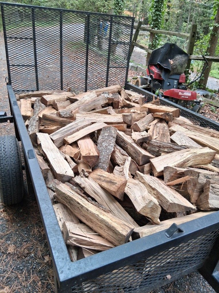 Firewood 5 By 8 Trailer Seasoned Oak