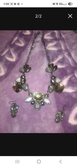 Fashion necklace & earrings set
