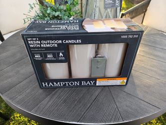 New Hampton Bay Outdoor Candles 