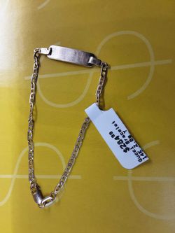 Gucci Bracelet - Yellow Gold 14k (.585) 2 grams 6 inch