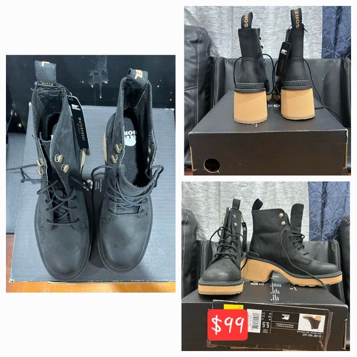 New Sorel Boots, Size 5.5