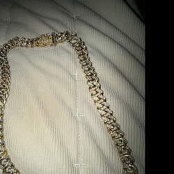 14k Gold Plated Iced Out Chain