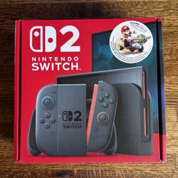 Nintendo Switch 2 Gaming Console Mario Bundle IN HAND