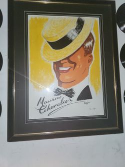 Maurice Chevalier Art Collectibles 125/150 Autographed