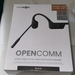 Shokz | OpenComm Bone Conduction Stereo Bluetooth Headset - Best for Work | Shokz Official