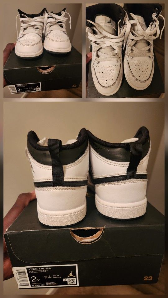 PRE-OWNED Jordan 1 Mid Size 2y In Great Condition
