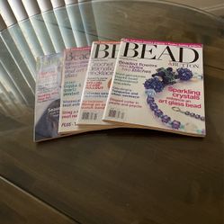 Lot of 4 Bead Beading Magazines 