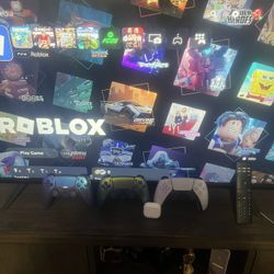 Air Pods 4 Vizo 32 Inch Tv  And PlayStation With 3 New Controllers