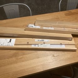 *BRAND NEW IKEA Bamboo Picture Ledges - Set of 4