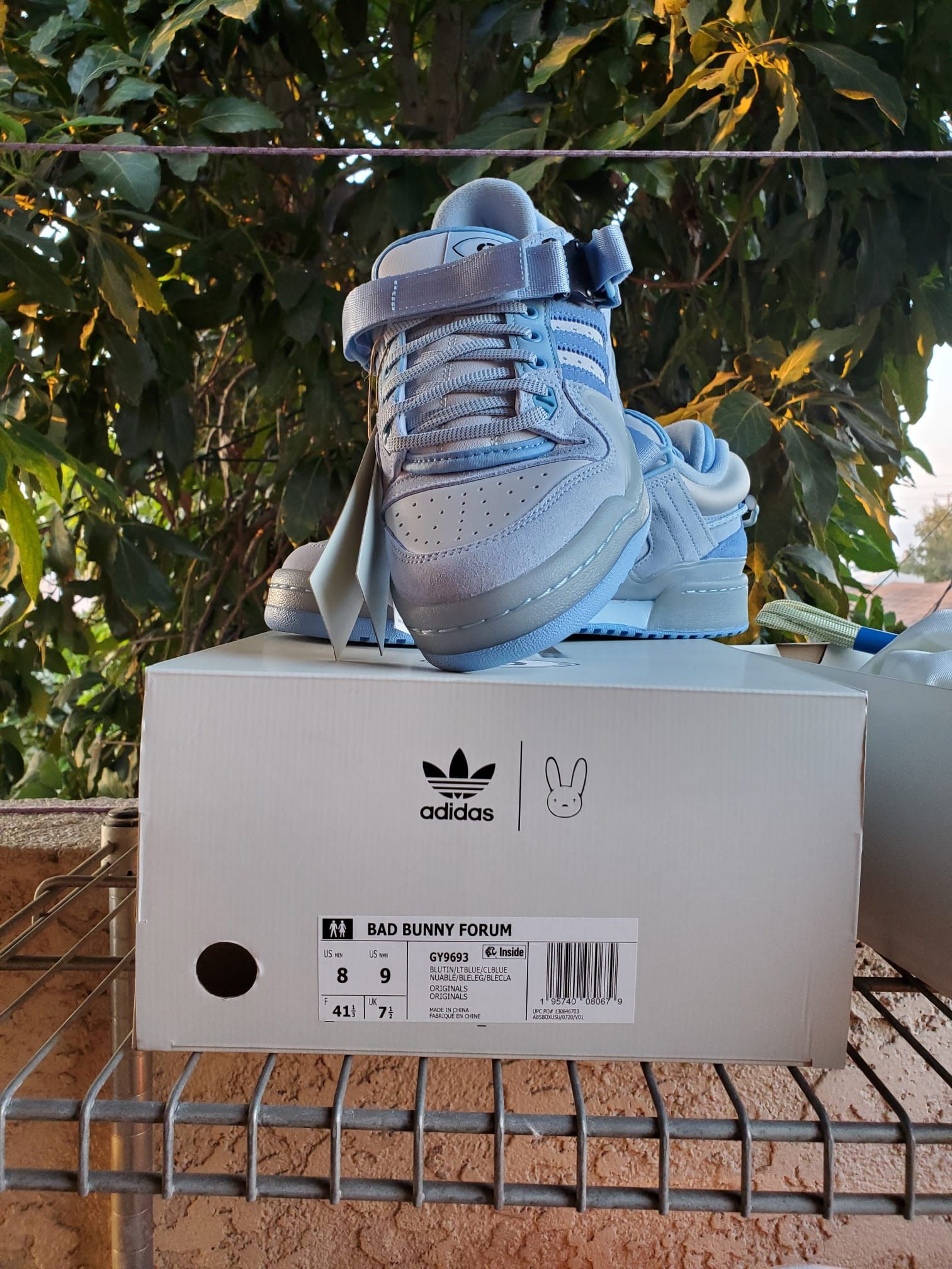 Adidas ? Bad Bunny ? Forum Blue Tint Size 8M