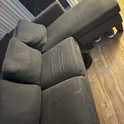 Grey sectional sofa