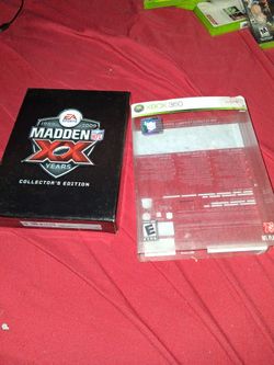 Madden collectors edition  and mafia 2 collectors edition