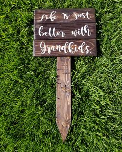 Custom made garden sign