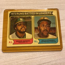 Reggie Jackson Willie Stargell Baseball Card