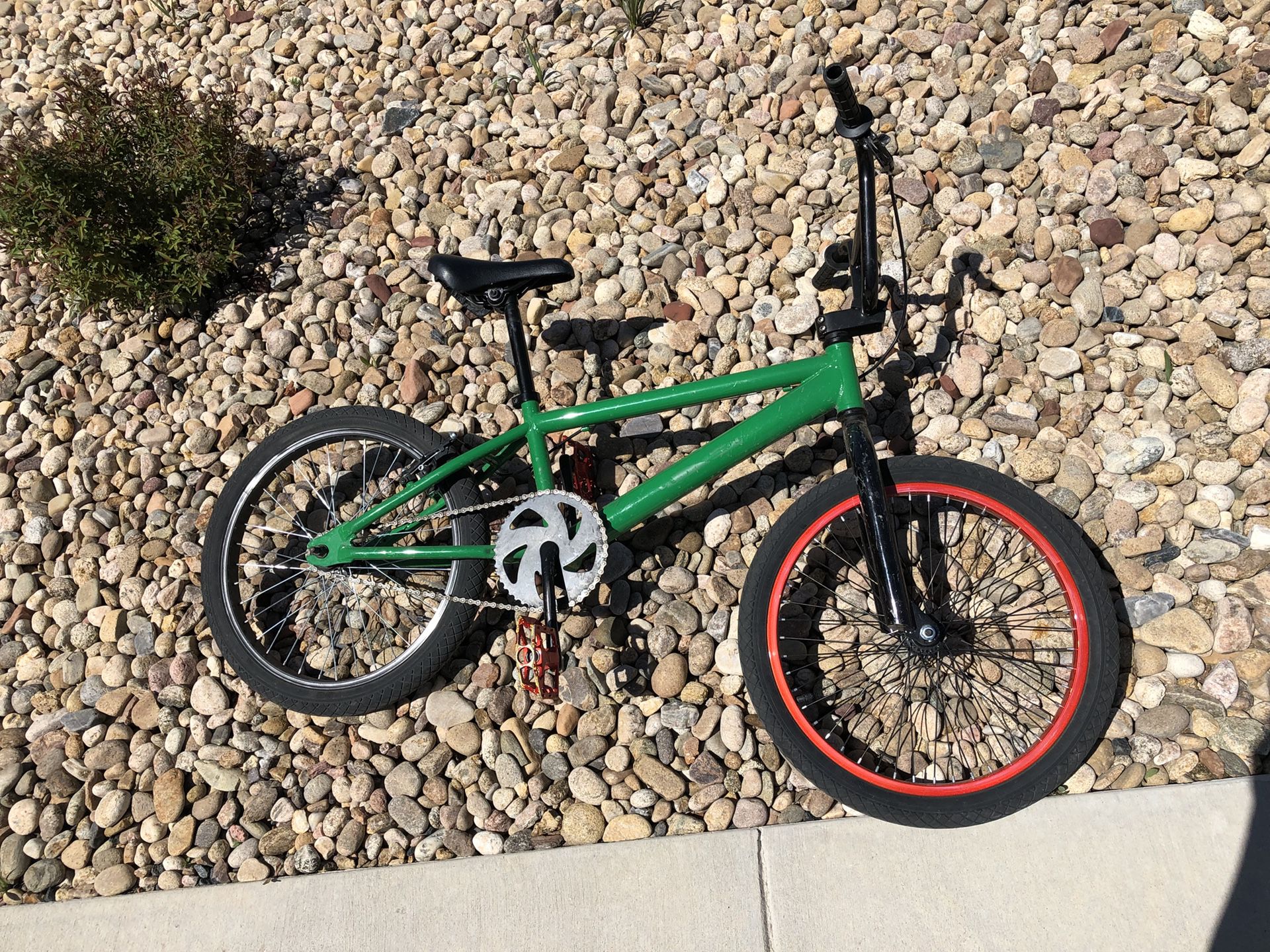 Green BMX Bike