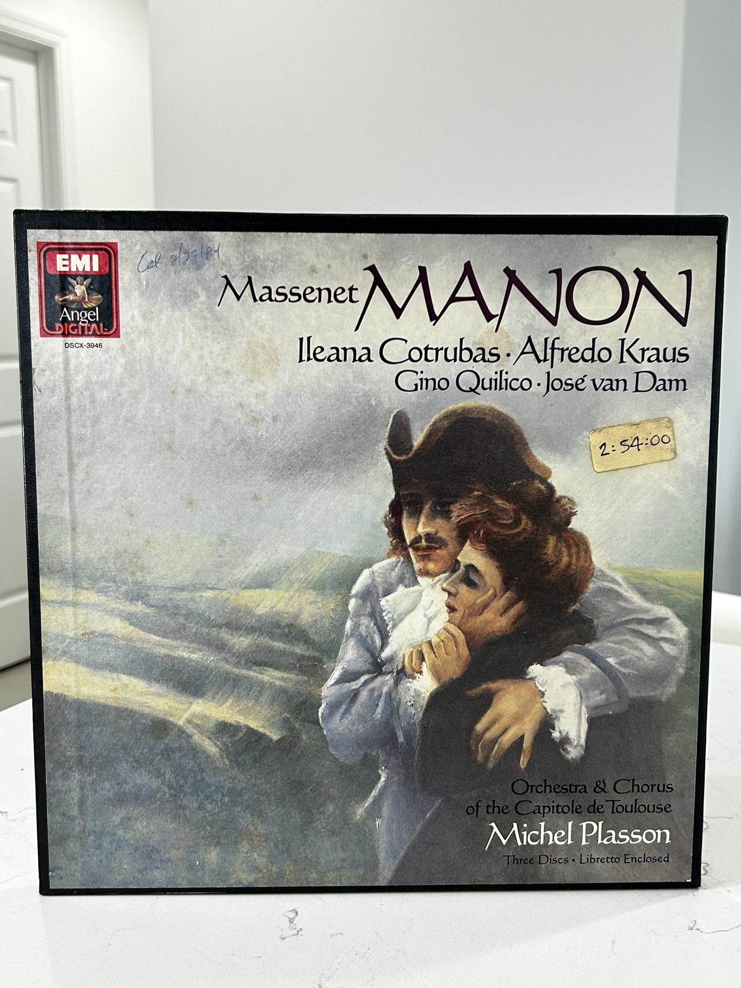 Massenet: Manon Ileana Cotrubas Alfredo Kraus Gino Quilico José van Dam LP