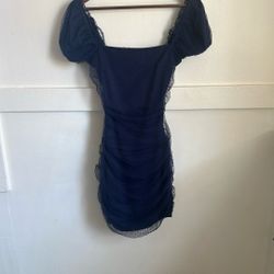 Navy blue dress