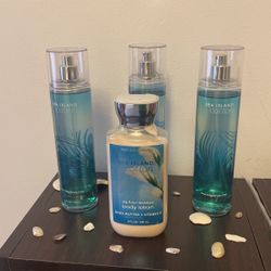 Sea Island Cotton Bath & Body Works 3 Spray + Lotion