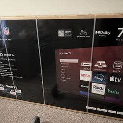 75” Roku TCL Tv (Brand New)