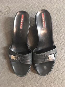 Prada women wedges shoes