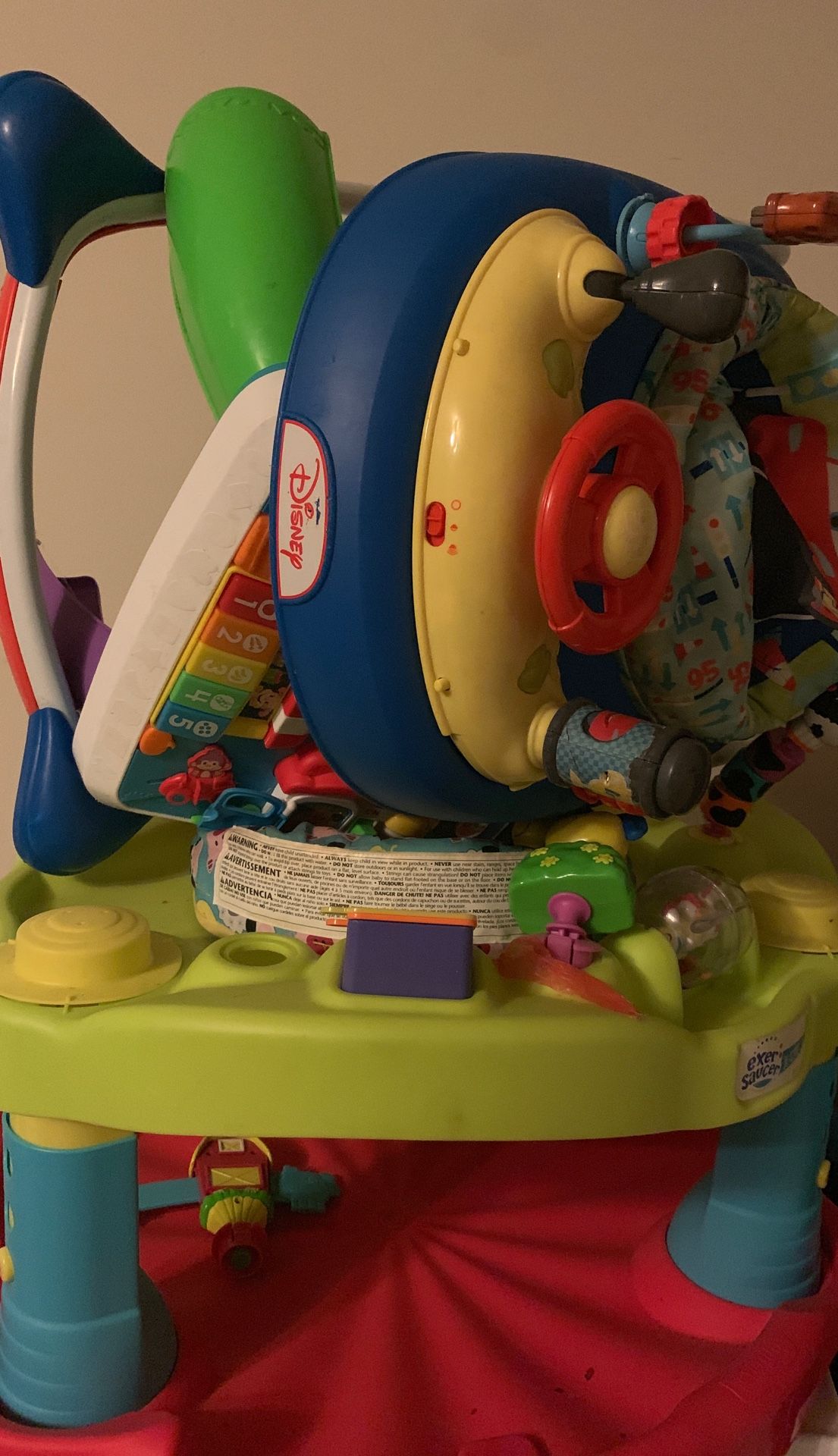 MUST GO! Baby Toys $10 Exer Saucer and Disney Cars Walker