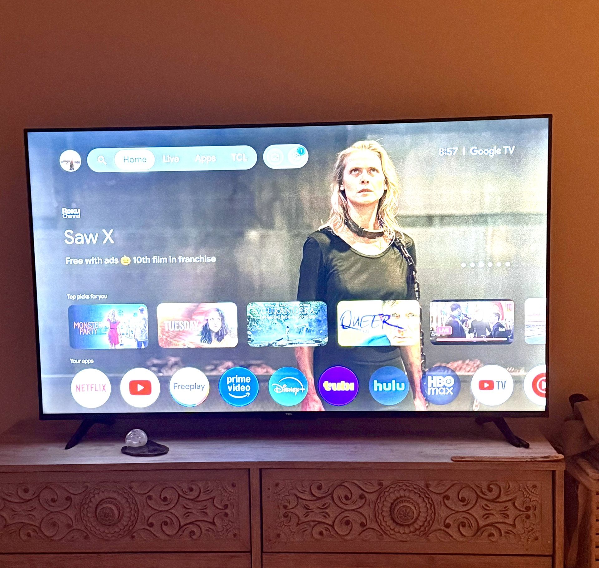 55 in TCL Smart TV