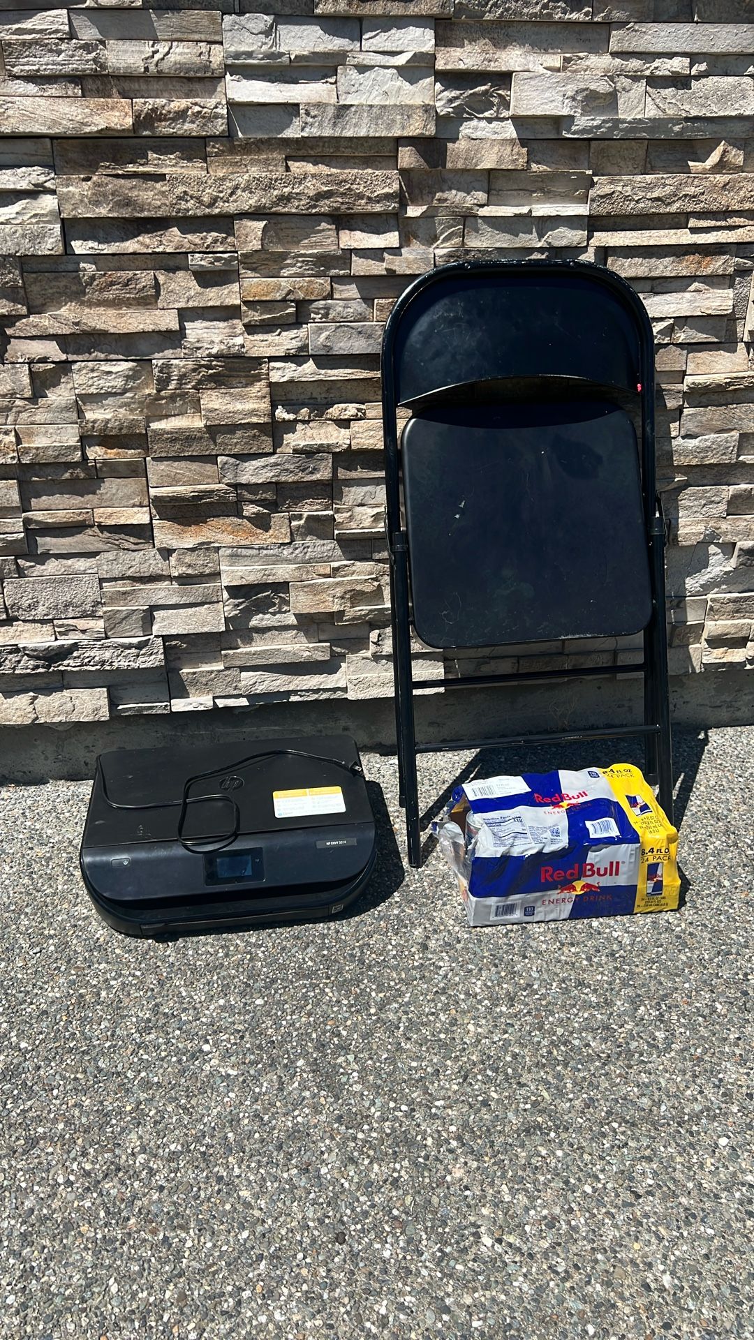 Hp printer, Chair And Redbull - Free Pickup