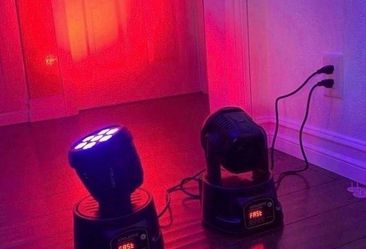 New Pair of Compact Mini Moving Head DJ Stage Lights – RGBW Wash & Dynamic Beam Effects | Sound Active + DMX Ready Transform any room into a professio