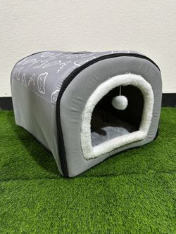 NEW! cozy pet cave bed for cats or small dogs! 