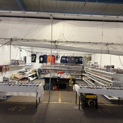 Store shelves & Tent 