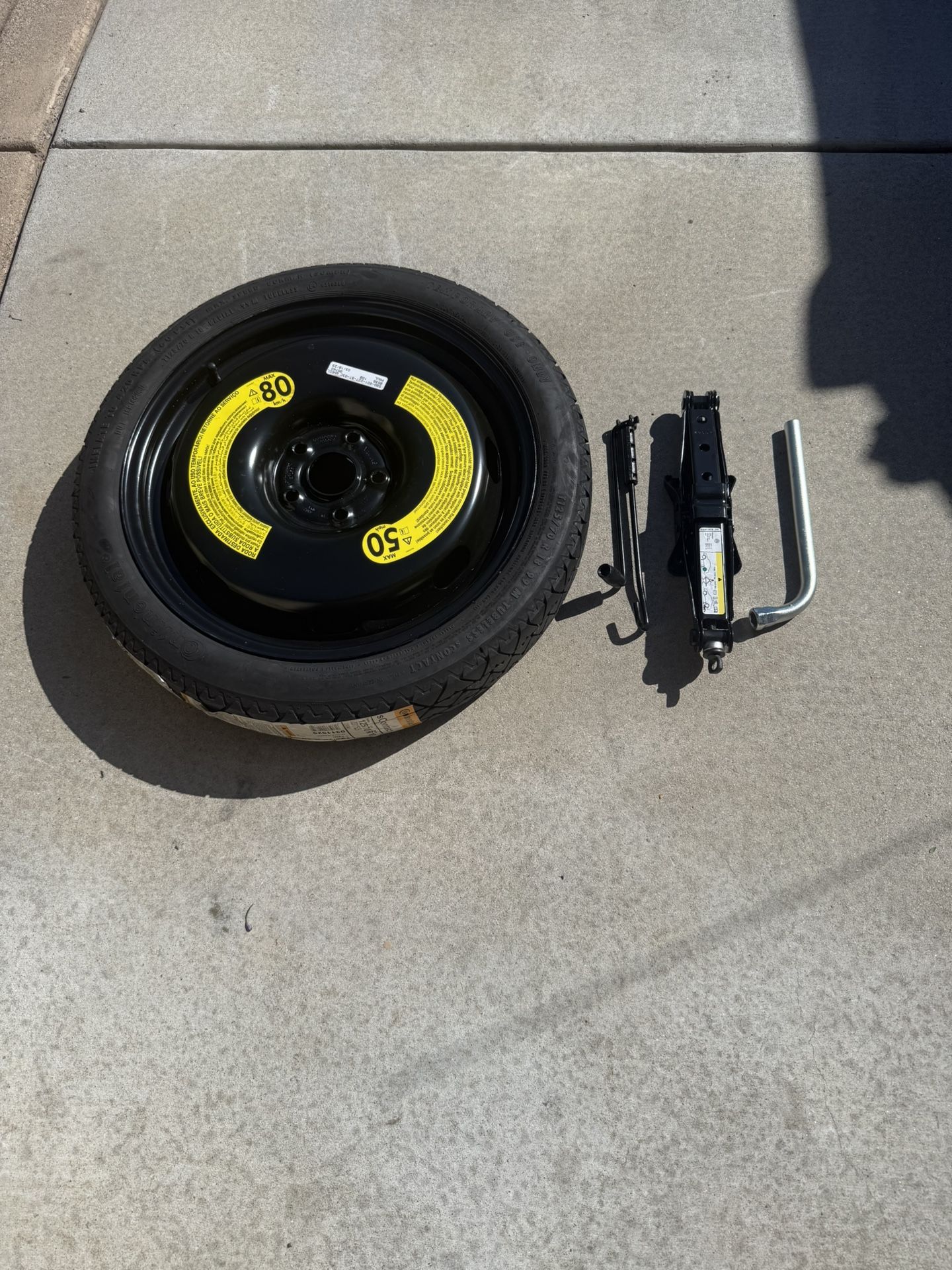2019-2023 Volkswagen VW Jetta Spare Tire Kit