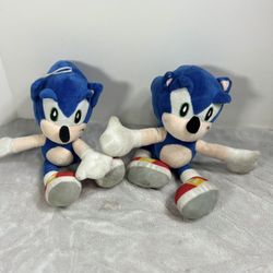 Sonic The Hedgehog Plushies 