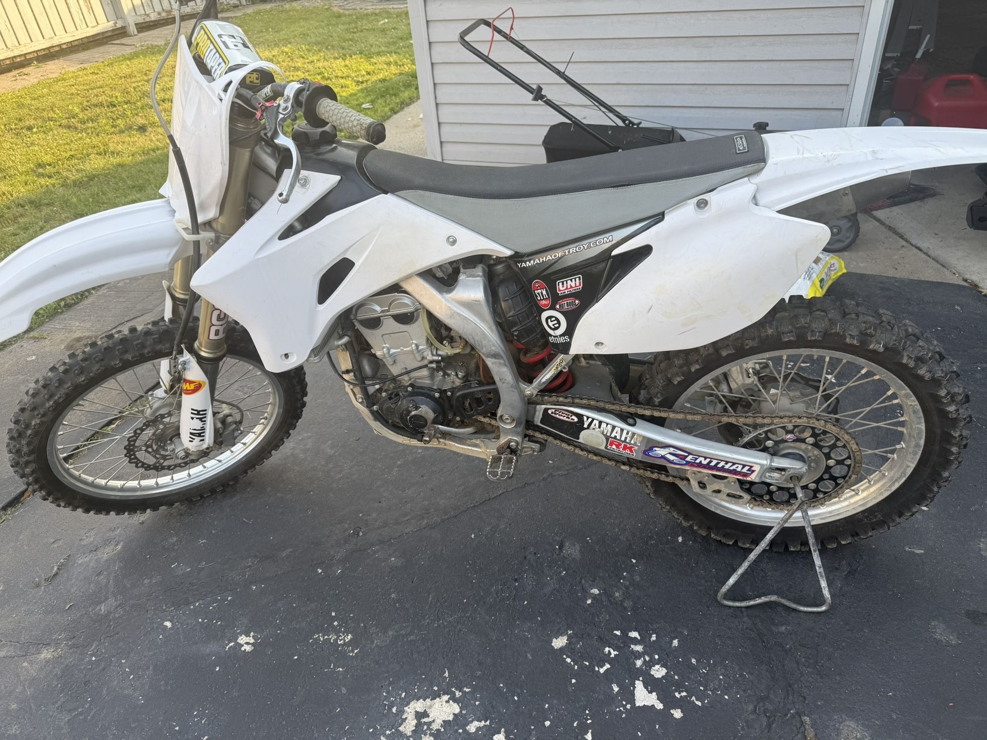 Yamaha Model: YZ250F Year: 2008 Engine: 0.2L