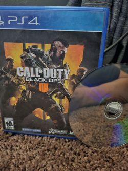 Call Of Duty Black ops 4 Ps4
