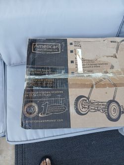 Push reel lawn mower
