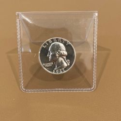 Proof Silver Quarter Coin 