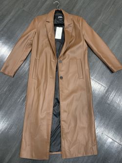 Zara Women’s Leather Coat