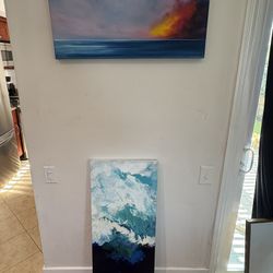 Ocean Theme Hand Paintings