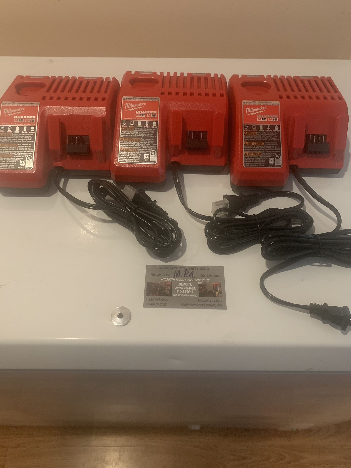 New Milwaukee Batteries & Chargers