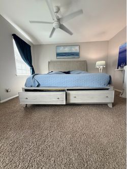 King Platform Bed Frame